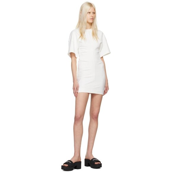 Alexander Wang AW Platform Slides in Black 37 New with Box Womens Logo Heels - Picture 15 of 16